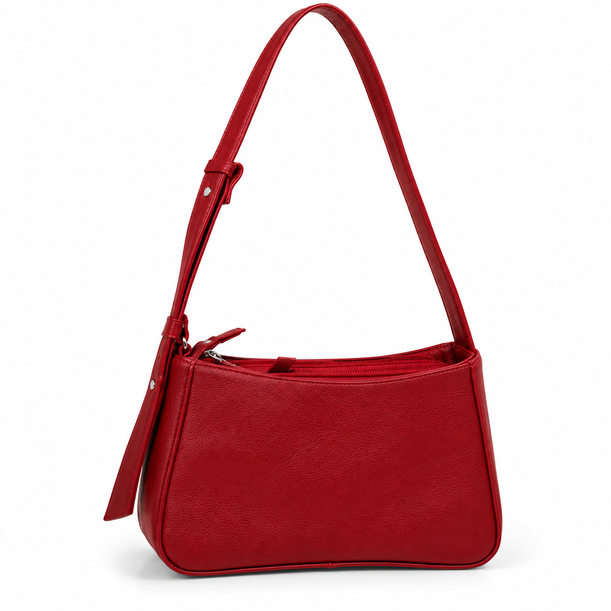 Bolso de Cuero – Diseño Minimalista Rojo
