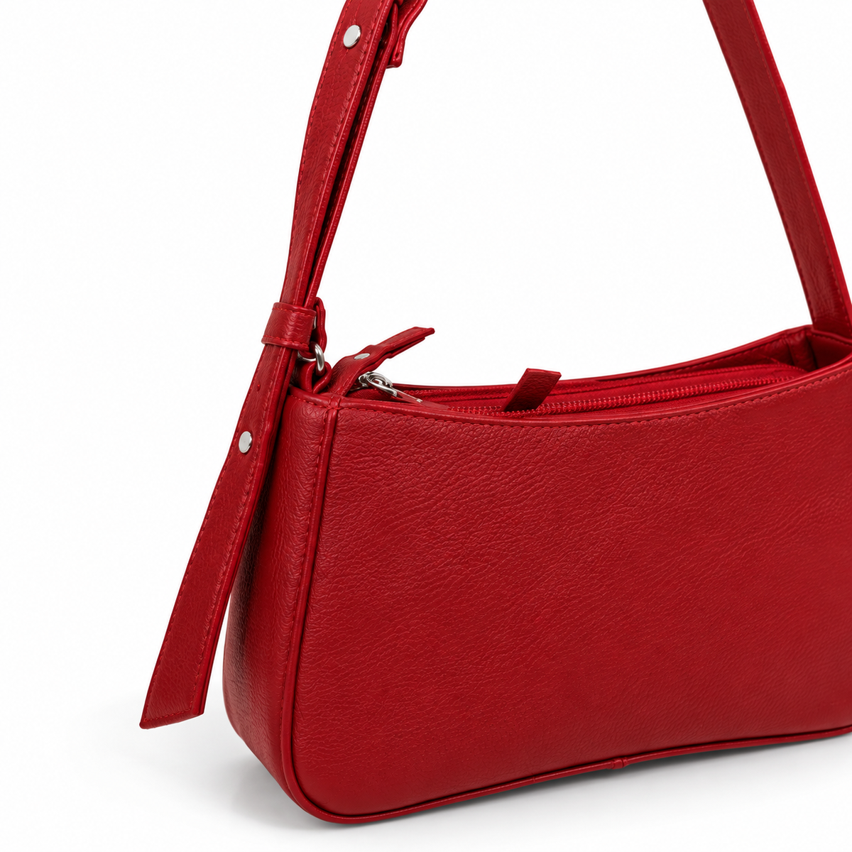 Bolso de Cuero – Diseño Minimalista Rojo
