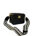 Bolso manos Libres Negro 100% Cuero