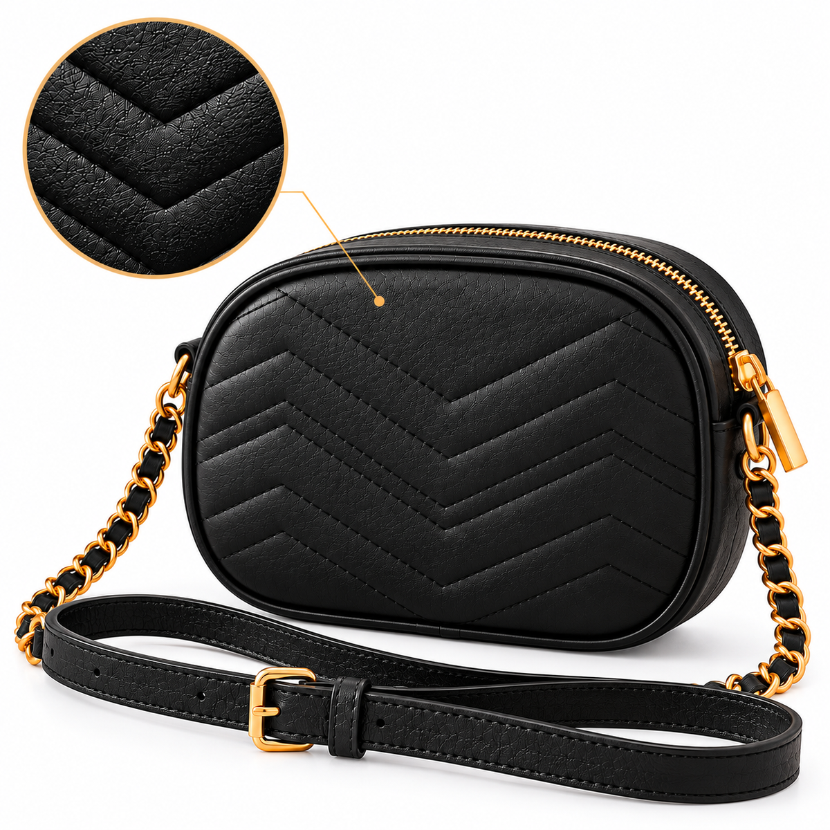 Bolso Manos Libres de Cuero