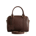 Bolso tipo Bowling  Cahoba 100% cuero